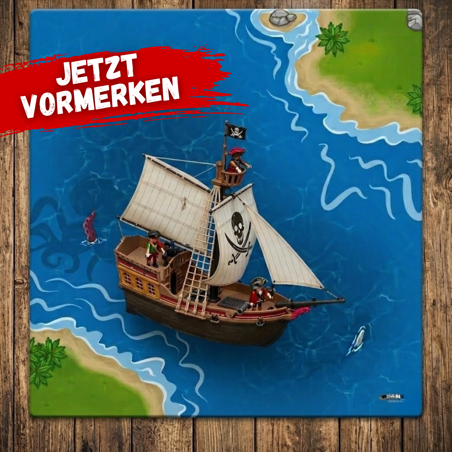 Spielmatte Schatzinsel