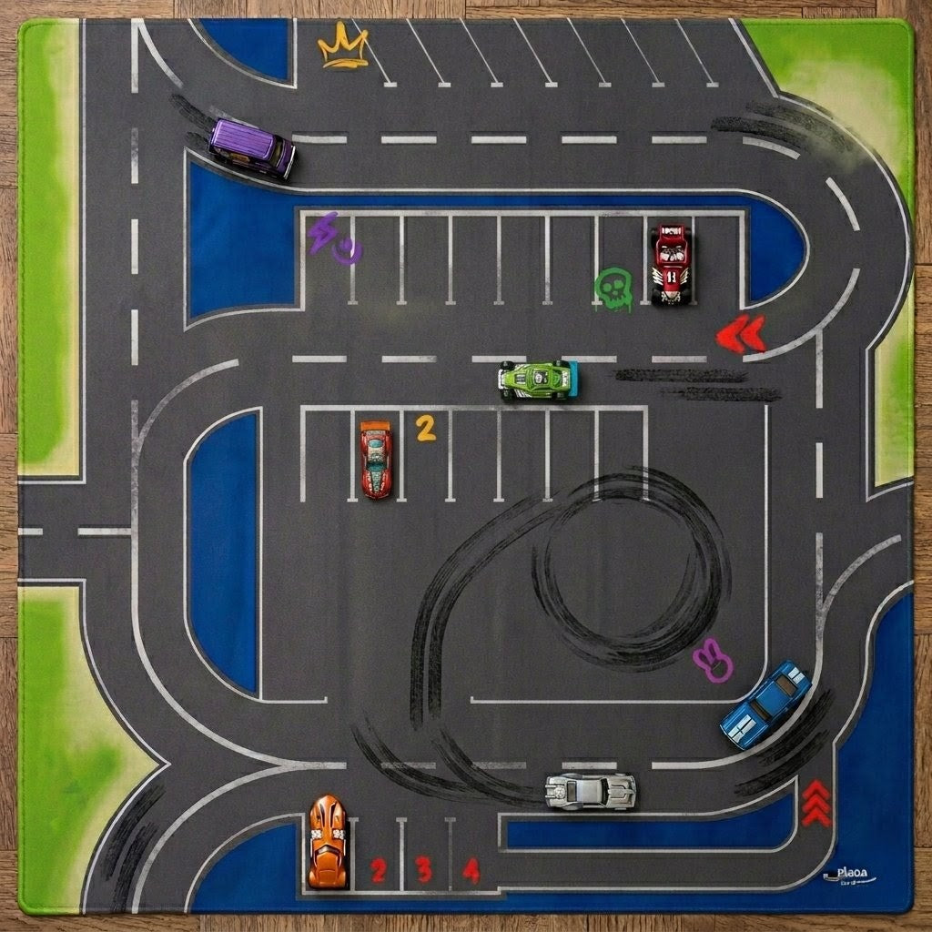 Spielmatte Straßenrennen
