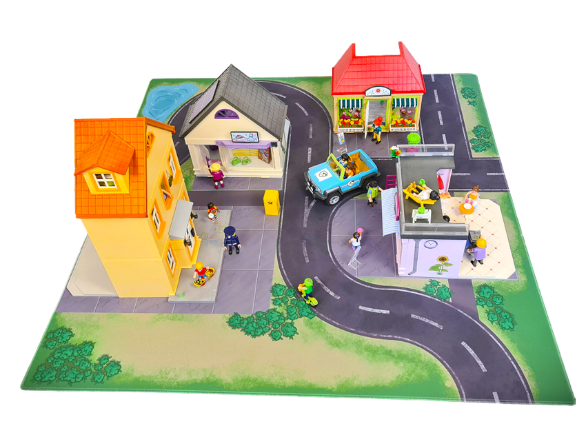 Spielmatte Stadt