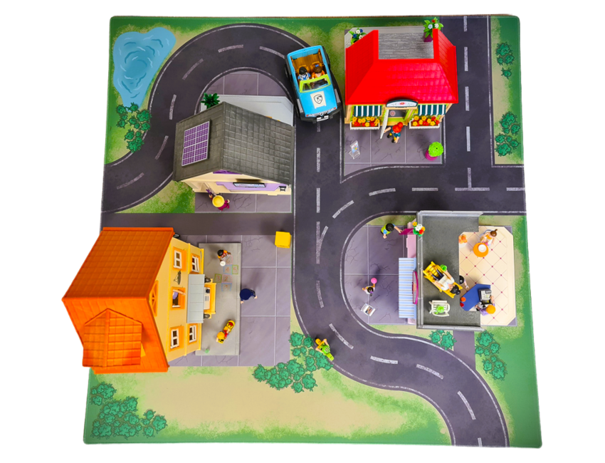 Spielmatte Stadt