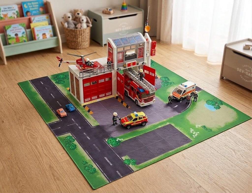 Spielmatte Feuerwache